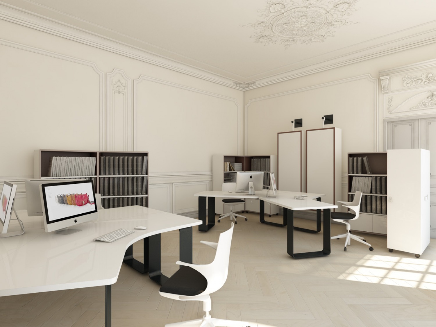 Architecture - Projets - Bureaux Lancel. Paris VIII
